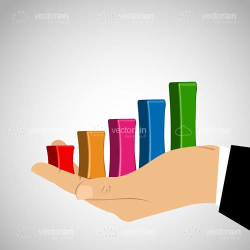 Growth Graph in Businessman Hand